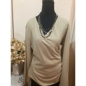 NWT ANN TAYLOR Long Sleeve Glittery Women’s Blouse!